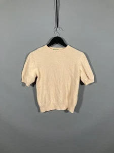 Top UNITED COLORS OF BENETTON KNIT - Small - Beige - Ottime condizioni - Donna - Foto 1 di 4