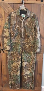 Liberty Coveralls Mens  Realtree Camo Insulated Workwear Hunting Outdoor USA XL - Picture 1 of 10