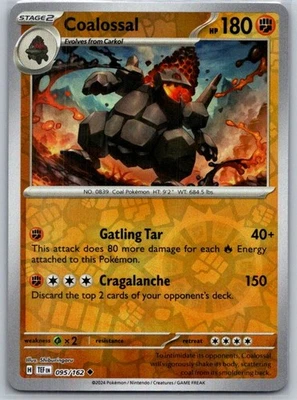 Coalossal 095/162 Reverse Holo SV05: Temporal Forces NM - Image 1 of 2