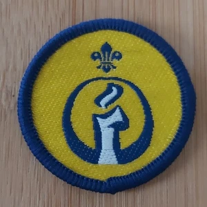 UK Scouting Beaver Scout Activity Badge Faith OLD LOGO - Picture 1 of 1