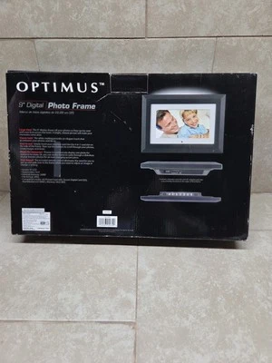 Optimus 9” 16-665 16MB Digital Photo Frame w/ Remote Control & Power Cord  - Image 1 of 4