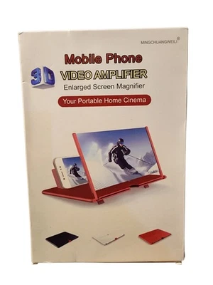 3D Mobile Phone Screen Magnifier Video Amplifier with Smartphone Stand US SetOf6 - Image 1 of 3