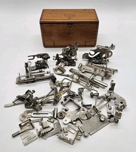 Lot Vintage Singer Greist Simanco Sewing Machine Attachments Accessories Parts - Picture 1 of 24
