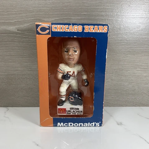 2001 PRO BOWL BRIAN URLACHER CHICAGO BEARS BOBBLEHEAD NFL. NEVER OPENED Cover