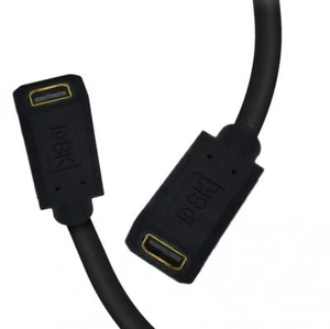 Mini DisplayPort 1.4 Extension Cable, Male to Female 8K - 0.3m - Picture 1 of 8