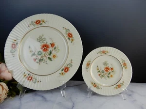 Lenox China Temple Blossom Made in U.S.A. Dinner Plate and B/B Plate - Picture 1 of 5