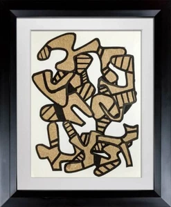 LITOGRAFÍA Jean Dubuffet EDICIÓN LIMITADA Papel Velin Forma de vacío - con marco - Imagen 1 de 4