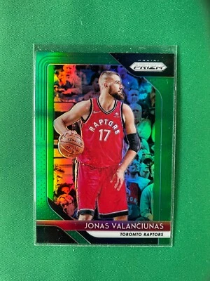 2018-19 Panini Basketball Green Prizm JONAS VALANCIUNAS #93 RAPTORS - Image 1 of 2