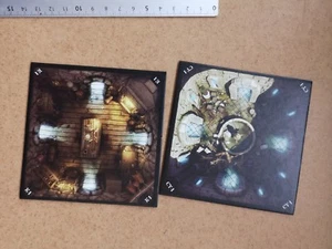 DOUBLE SIDED TILES CY1/C2 K1/ST2 VILLAGE ATTACKS GRIMLORD GAMES - Imagen 1 de 2
