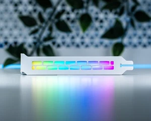 RGB Slotcover | Slotblende | Blocks | WHITE / WEIß - Bild 1 von 12