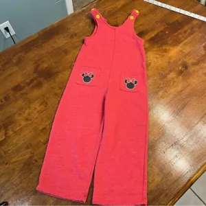 Disney Junior Minnie Mouse Jogginghose Latzhose rot Gr. 5t - Bild 1 von 5