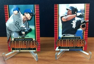 1997 Donruss Dominators Barry Larkin, Matt Williams, Albert Belle, Hideo Nomo - Bild 1 von 4