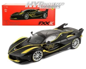 BBURAGO SIGNATURE SERIES1:18 FERRARI FXX K #44 DIE-CAST BLACK 18-16907 - Picture 1 of 2