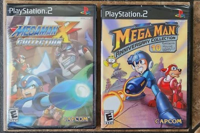 Mega Man Anniversary and Megaman X Collection PS2 Playstation 2 Brand New - Image 1 of 4