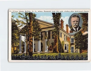 Postcard Wilcox House Buffalo NY - Picture 1 of 2