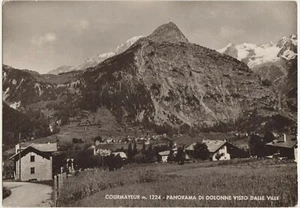 COURMAYEUR m.1224 - PANORAMA OF DOLONNE SEEN FROM THE VILLAS (AOSTA) 1955 - Picture 1 of 1