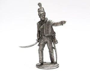 Blechdose 54mm Napoleonische Kriege. Offizier des 95. Infanterieregiments Maßstab 1:32 - Bild 1 von 5