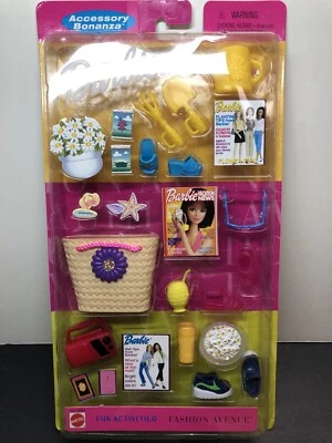 12” Mattel Barbie Doll Accessory Bonanza! Fashion Avenue Glasses Purse NRFB - Image 1 of 4