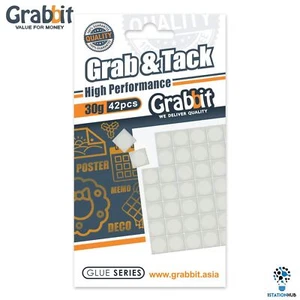 Grabbit Grab & Tack It | 30g | Reusable | Home Office School Stationery - Picture 1 of 3