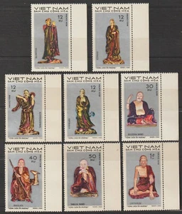 1971 North Vietnam Stamps Statues from Tay Phuong Pagoda Sc # 630-637 MNH - Picture 1 of 1