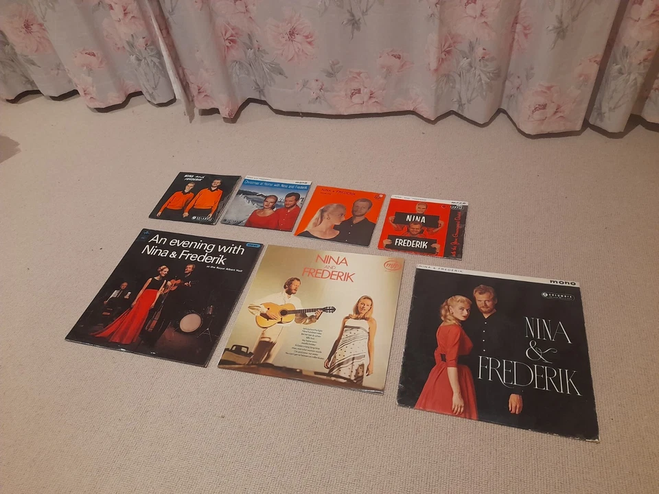 Collection 7 Nina and Frederik vinyl Records Live LP Christmas EP Folk Calypso - Image 1 of 1