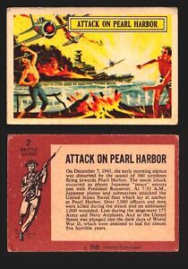 1965 Battle World War II A&BC Vintage Trading Card You Pick Singles #1-#73