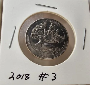 2018 America the Beautiful Voyageurs US Quarter 1 Quarter Münze #3 - Bild 1 von 2