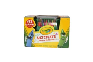 Crayola Ultimate Crayon Collection 152 Different Colors Sharpener Caddy With Lid - Picture 1 of 6