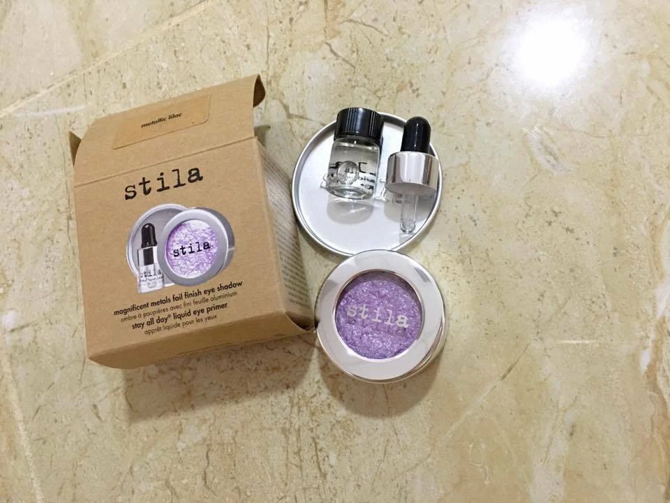 STILA MAGNIFICENT METALS FOIL FINISH EYE SHADOW METALLIC LILLAC NIB - Image 1 of 2