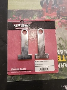 Show Chrome Helmet lock extensions 2-416 - Picture 1 of 1