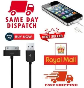 NEW USB Data Sync Charger Cable Wire Lead For Apple iPhone 3g 3gs 4 4g 4s - UZ21 - Picture 1 of 7