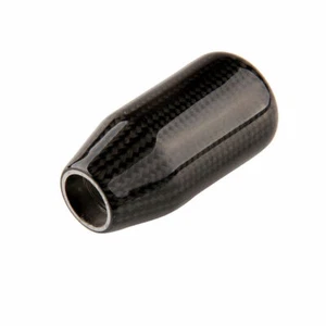 Manual Gear Shift Knob Car Racing Shifter Black Real Carbon Fiber for BMW Toyota - Picture 1 of 10