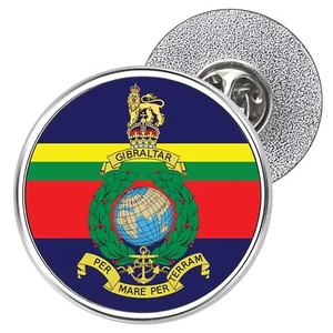 The Royal Marines Metal Lapel Pin Badge 25mm- Kings & Queens Crown Variants - Picture 1 of 7