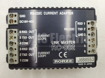 RORZE LINK MASTER RC-002 RS-232C CURRENT ADAPTER - Image 1 of 4