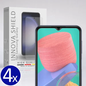 4x Panzerfolie Displayglas Schutz für Samsung Galaxy M33 5G Echt Fingerabruck HD - Bild 1 von 6
