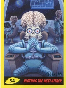2017 TOPPS MARS ATTACKS YELLOW #/199 PLOTTING THE NEXT ATTACK #54 - Picture 1 of 1
