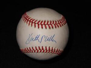New York Mets Keith Miller Signed Autograph ONL Giamatti Baseball  TOUGH JB