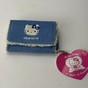 SANRIO HELLO KITTY BLUE WALLET NWT 2004 VINTAGE CHINA - Picture 1 of 6