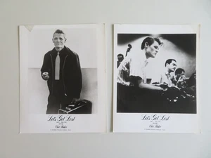 LET'S GET LOST MOVIE STILL PHOTO LOT OF 2 CHET BAKER FLEA CHRIS ISAAC 1988 - Imagen 1 de 6