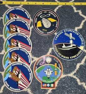 (7 Stck. Lot) NASA Vintage Aufkleber Sticker STS-82 SHUTTLE Start Raumstation Mars - Bild 1 von 6