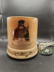 Crazy Mountain Large 7 inch Candle Wax Warmer - SNOWMAN- NWT - Picture 1 of 14