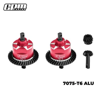 GPM Carbon Steel + 7075 Alloy F&R Complete Diffs TRAXXAS Slash 4X4 XO-01 Jato 4S - Image 1 of 4