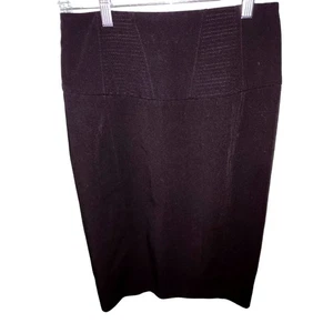 Falda lápiz Victoria's Secret negra carrera oficina negocios trabajo profesional - Imagen 1 de 8