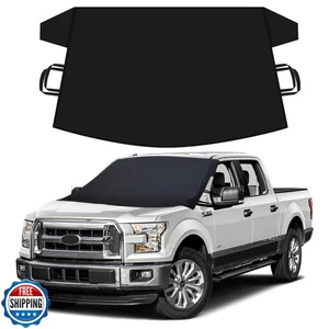 Truck Windshield Cover for Ice and Snow, SUV Snow Cover, Frost Cover Gives Pr - Picture 1 of 5