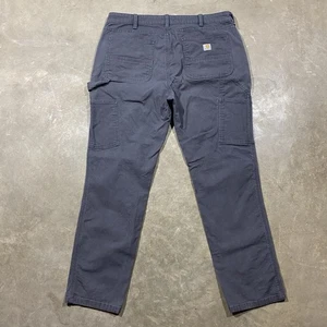 Pantalones de trabajo Carhartt para mujer 36x28 gris lona calce relajado utilitario BN5113-W - Imagen 1 de 9