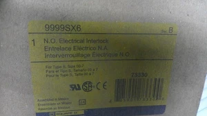 N.O. Electrical Interlock SQUARE D 9999SX6 Ser B Type S Size 00-7 Schneider - Picture 1 of 2