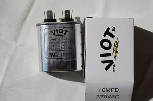 Compressor Blower Fan Motor Start Run Capacitor Replace 10uFD 370V HVAC Workshop - Picture 1 of 1