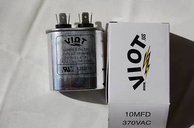 VIOT Compressor Furnace BLower Fan Motor Start Run Capacitors 10uFD HVAC/R Part New