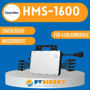 Hoymiles HMS-1600 Wechselrichter Balkonkraftwerk 0 % MWSt bei § 12 Abs 3 UStG* - Bild 1 von 5