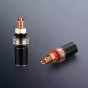 4 pz Viborg BP604 terminale altoparlante HIFI post rilegatura puro rame fibra di carbonio - Foto 1 di 6